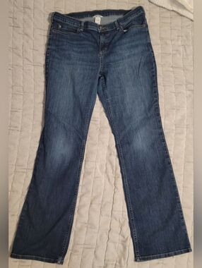 Duluth Trading Co Classic Women's Dark Blue Denim Jeans